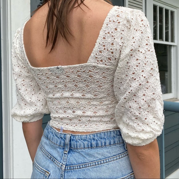 Topshop Lace Top - Picture 3 of 4